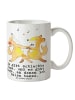 Mr. & Mrs. Panda Kaffeetasse Füchse Salsa tanzen mit Spruch in Weiß