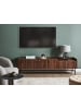 Beliani TV-Möbel LISMORE in Braun/Schwarz - (W) 180 x (H) 50 x (L) 40 cm