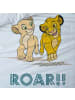 MTOnlinehandel König der Löwen Bettwäsche-Set "Roar" in Weiß/ Orange