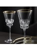 Villeroy & Boch 2er Set Rotweingläser Grand Royal Gold 200 ml in transparent-gold