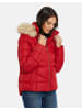 Threadbare Winterjacke THB Hails Fur Trim Puffer in rot