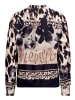 Betty Barclay Longbluse mit Stehkragen in Beige/Schwarz