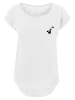 F4NT4STIC Long Cut T-Shirt Disney Mary Poppins Flying Silhouette in weiß