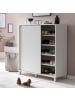 FineBuy Schuhschrank in Weiß / MDF / 100x38x108
