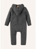 Hessnatur Fleece-Overall in anthrazit