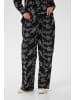 KAFFE curve Casual Hose KCelory Loose fit in Black Chalk Embroidery