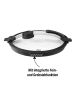 Stoneline Glasdeckel 32 cm mit SMELL WELL Funktion in Schwarz
