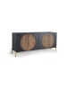 Giner y Colomer Sideboard aus Mangoholz und Metall in Brown