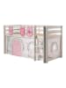 58 aufm Kessel KINDERBETT Karolina 210x114x106 Massivholz Weiß Textilset Burg 3