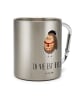 Mr. & Mrs. Panda Tasse Eule Frankreich mit Spruch in Silber