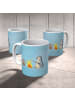 Mr. & Mrs. Panda Reisebecher Pinguin Lagerfeuer ohne Spruch in Eisblau