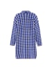 caneva Damen Sweater in WOLLWEISS BLAU KARIERT
