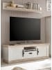Furn.Design TV-Lowboard Pinie weiß, Oslo Pinie Landhaus, TV-Unterteil, 156 x 51 cm