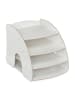 relaxdays Dokumentenablage in Weiß - (B)25,5 x (H)27 x (T)34,5 cm