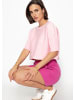 SASSYCLASSY Kurzarm Crop Pullover in Rosa