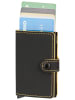 Secrid Geldbörse Miniwallet Matte in Black-Ochre