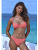 Copenhagen Studios Bügel-Bikini-Top in apricot