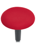 Beliani Wackelhocker ESTELL in Rot/Schwarz - (W) 33 x (H) 63 x (L) 33 cm