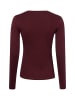 Marie Lund Langarmshirt in bordeaux