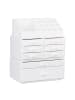 relaxdays Makeup Organizer in Weiß
