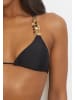 Moda Minx Bikini Top Alicia Coin Triangle in Schwarz