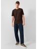QS T-Shirt in 8941_dunkelbraun