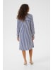 CULTURE Kleid CUdenia Relaxed fit in Mazarine Blue/White Stripe