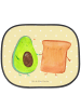 Mr. & Mrs. Panda Sonnenschutz Fürs Auto Avocado Toast ohne Spruch in Gelb Pastell