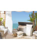 Beliani Truhe MODENA in /Grau/Beige - (W) 126 x (H) 63 x (L) 46 cm