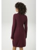 Aniston CASUAL Strickkleid in bordeaux