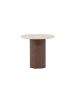 ebuy24 Couchtisch Megg Beige 50 x 50 cm