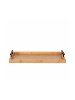 relaxdays Tablett in Natur - (B)50 x (H)7 x (T)30 cm