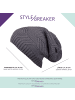 styleBREAKER Strick Beanie Mütze in Grau