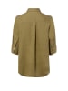Marie Lund Leinenbluse Rihab in oliv - 0057