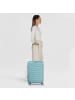Franky London 4 Rollen Kabinentrolley S 55 cm mit Dehnfalte mint green