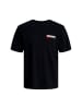 Jack & Jones T-Shirt 'Corp Logo' in schwarz