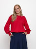 minus Sweatshirt in Haute Red