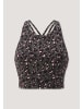 Hessnatur Bustier Fitted Highneck in tannengrün