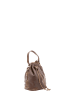 Viola Castellani Beuteltasche in DARK BROWN