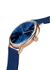 August Berg Armbanduhr Serenity Deep N°3 in rosegold sunray_blue