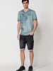 KOROSHI Kurzarm-t-shirt. in khaki