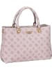 Guess Handtasche Masie Girlfriend Satchel Logo in Light Rose Logo