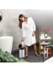 relaxdays Treteimer in Silber - 12 l