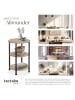 tectake Beistelltisch Colchester 40 x 61 cm, Industrial Holz hell, Eiche Sonoma