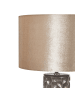 Beliani Tischleuchten SANKURU in Gold/Beige - (W) 30 x (H) 50 x (L) 30 cm