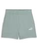 Puma Sporthose "ESS Small No.1 Logo 5'' High-Waist Shorts TR (s)" in Grün