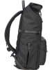 SANDQVIST Rucksack / Backpack Ruben 2.0 Rolltop in Black