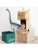 relaxdays 3 x Kinder Aufbewahrungsboxen "Tiere" in Bunt - (B)30 x (H)30 x (T)30 cm
