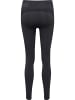 Hummel Hummel Tights Hmlte Training Damen Dehnbarem Feuchtigkeitsabsorbierenden Nahtlosen in BLACK/ASPHALT MELANGE