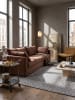 KADIMA DESIGN Kurzflorteppich Uni pflegeleicht Wohnzimmer Schlafzimmer Flur Esszimmer in Grau